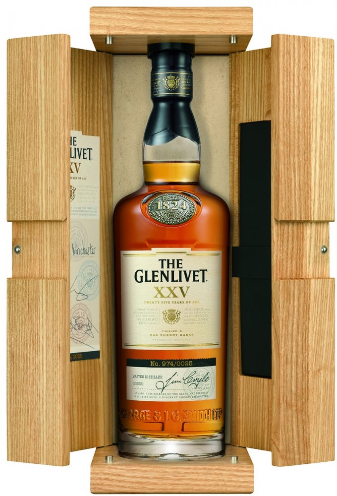 The Glenlivet 25 (XXV) Jahre Single Malt Scotch 0,7L 43 Vol.