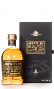 Aberfeldy, ein Single Malt Whisky Kunstwerk, 21 Jahre gelagert