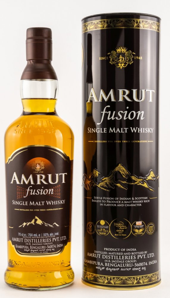 Amrut Fusion Single Malt Whisky 0,7L 50 Vol.