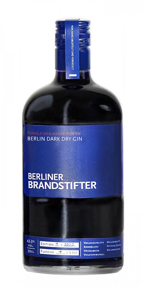 Berliner Brandstifter Dark Dry Gin 43.3% vol.