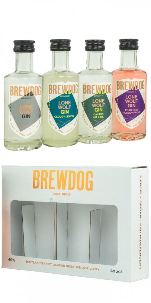 Brewdog Lone Wolf Gin Gift Pack 4x0,05l 40vol.